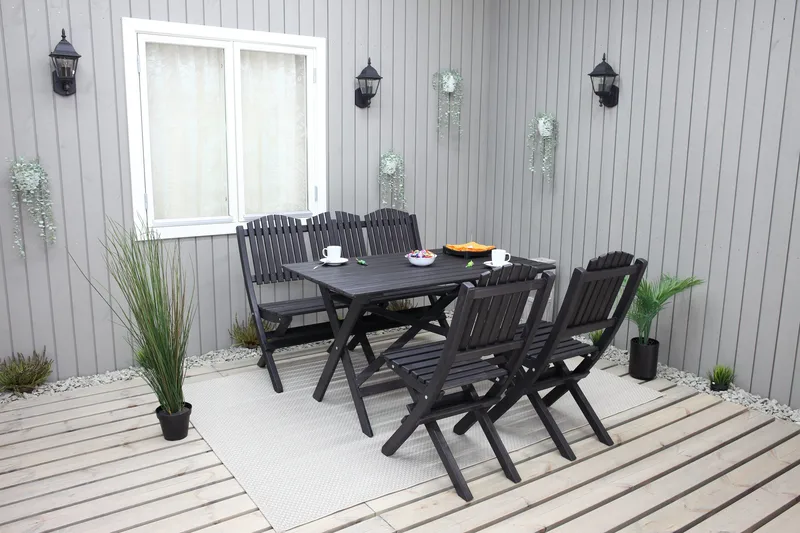 Delpino Utesoffa - Kaffesvart - Utemöbler & utemiljö - Loungemöbler - Loungesoffor