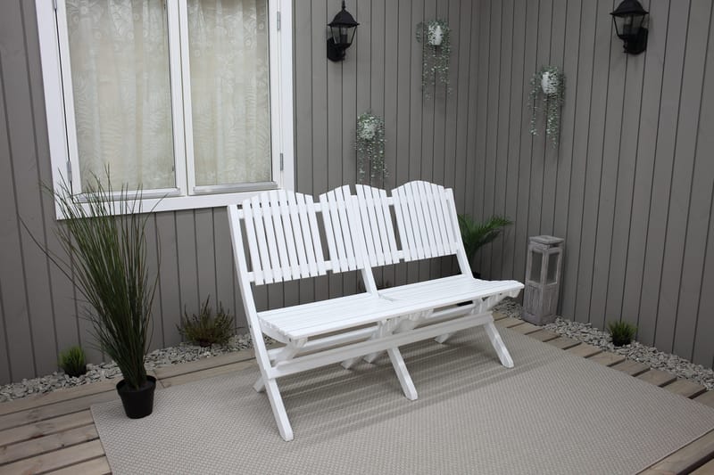 Delpino Utesoffa - Vit - Utemöbler & utemiljö - Loungemöbler - Loungesoffor