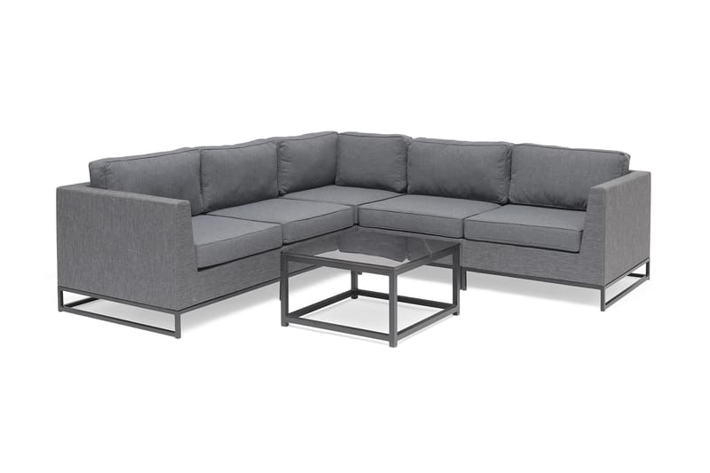 Hillerstorp Adelshamn Hörnsoffa Utomhus - Grå - Utemöbler & utemiljö - Loungemöbler - Loungesoffor