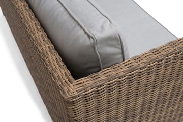 Hillerstorp Fyrsnäs 3-Sits Utesoffa - Grå|Brun - Utemöbler & utemiljö - Loungemöbler - Loungesoffor