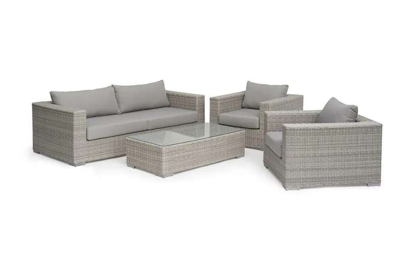 Hillerstorp Hamilton 3-sits Utesoffa - Utemöbler & utemiljö - Loungemöbler - Loungesoffor