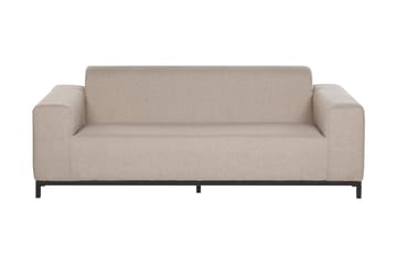 Hughen 3-sits Utesoffa - Beige/Svart - Utemöbler & utemiljö - Loungemöbler - Loungesoffor