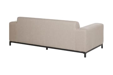 Hughen 3-sits Utesoffa - Beige/Svart - Utemöbler & utemiljö - Loungemöbler - Loungesoffor