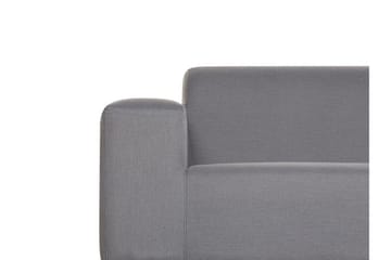 Hughen 3-sits Utesoffa - Grå/Svart - Utemöbler & utemiljö - Loungemöbler - Loungesoffor