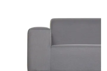 Hughen 3-sits Utesoffa - Grå/Svart - Utemöbler & utemiljö - Loungemöbler - Loungesoffor