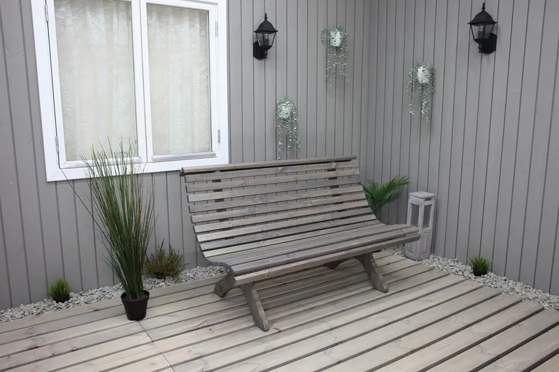 Norvald Bänk Utomhus - Grå - Utemöbler & utemiljö - Loungemöbler - Loungesoffor