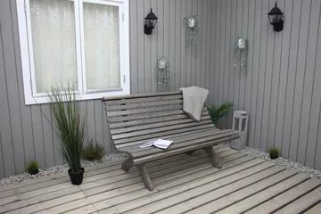 Norvald Bänk Utomhus - Grå - Utemöbler & utemiljö - Loungemöbler - Loungesoffor