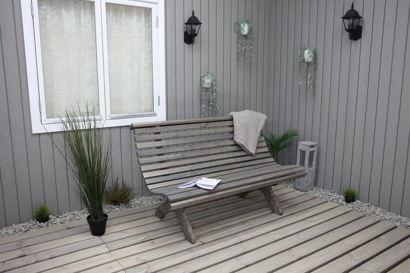 Norvald Bänk Utomhus - Grå - Utemöbler & utemiljö - Loungemöbler - Loungesoffor