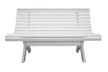 Norvald Trädgårdsbänk 140 cm - Vit - Utemöbler & utemiljö - Loungemöbler - Loungesoffor