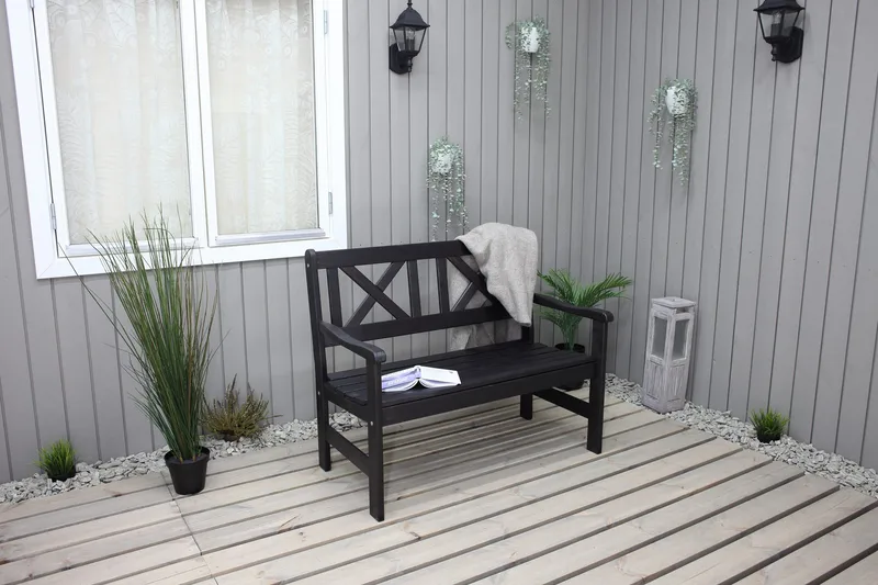 Olivo 2-sits Utesoffa - Kaffesvart - Utemöbler & utemiljö - Loungemöbler - Loungesoffor