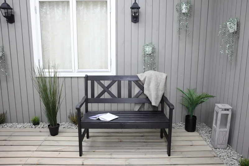 Olivo 2-sits Utesoffa - Kaffesvart - Utemöbler & utemiljö - Loungemöbler - Loungesoffor