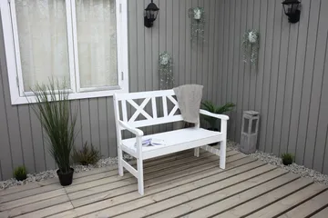 Olivo 2-sits Utesoffa - Vit - Utemöbler & utemiljö - Loungemöbler - Loungesoffor