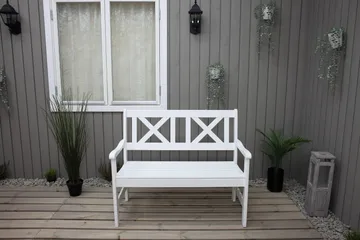 Olivo 2-sits Utesoffa - Vit - Utemöbler & utemiljö - Loungem öbler - Loungesoffor