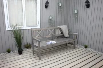 Olivo 3-sits Utesoffa - Grå - Utemöbler & utemiljö - Loungemöbler - Loungesoffor