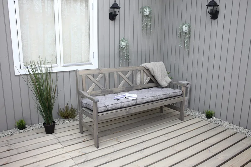 Olivo 3-sits Utesoffa - Grå - Utemöbler & utemiljö - Loungemöbler - Loungesoffor