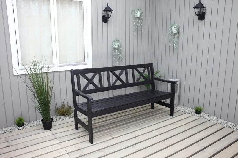 Olivo 3-sits Utesoffa - Kaffesvart - Utemöbler & utemiljö - Loungemöbler - Loungesoffor