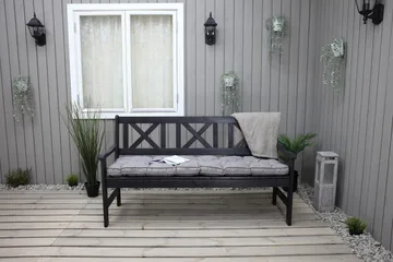 Olivo 3-sits Utesoffa - Kaffesvart - Utemöbler & utemiljö - Loungemöbler - Loungesoffor