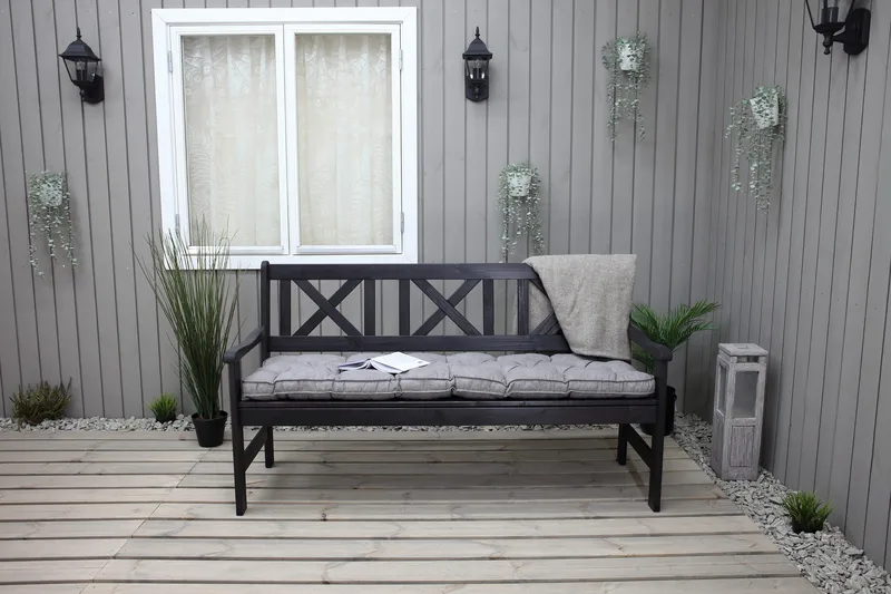 Olivo 3-sits Utesoffa - Kaffesvart - Utemöbler & utemiljö - Loungemöbler - Loungesoffor