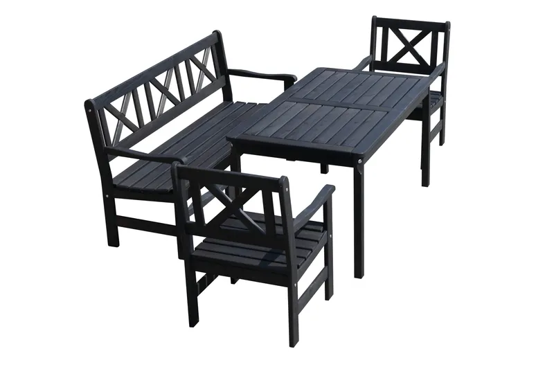 Olivo 3-sits Utesoffa - Kaffesvart - Utemöbler & utemiljö - Loungemöbler - Loungesoffor