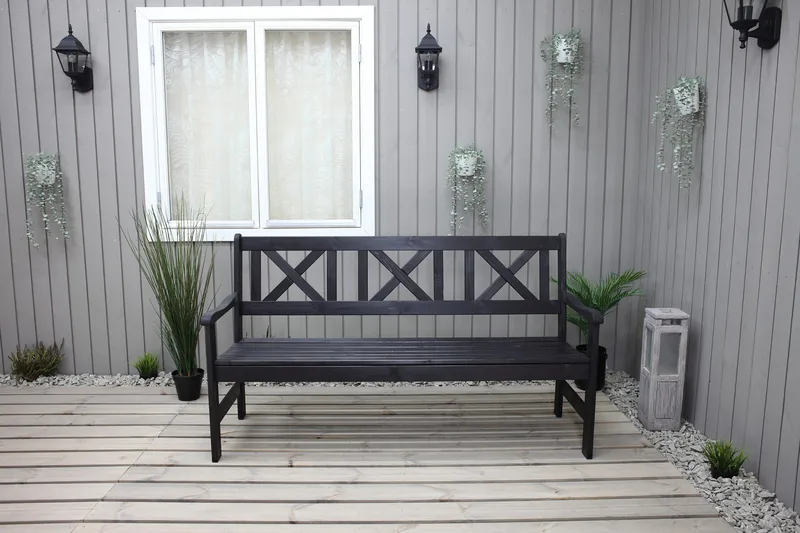 Olivo 3-sits Utesoffa - Kaffesvart - Utemöbler & utemiljö - Loungemöbler - Loungesoffor