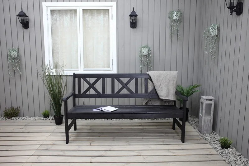 Olivo 3-sits Utesoffa - Kaffesvart - Utemöbler & utemiljö - Loungemöbler - Loungesoffor