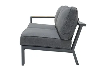 Palau 2-sits Utesoffa Höger - Grå - Utemöbler & utemiljö - Loungemöbler - Loungesoffor