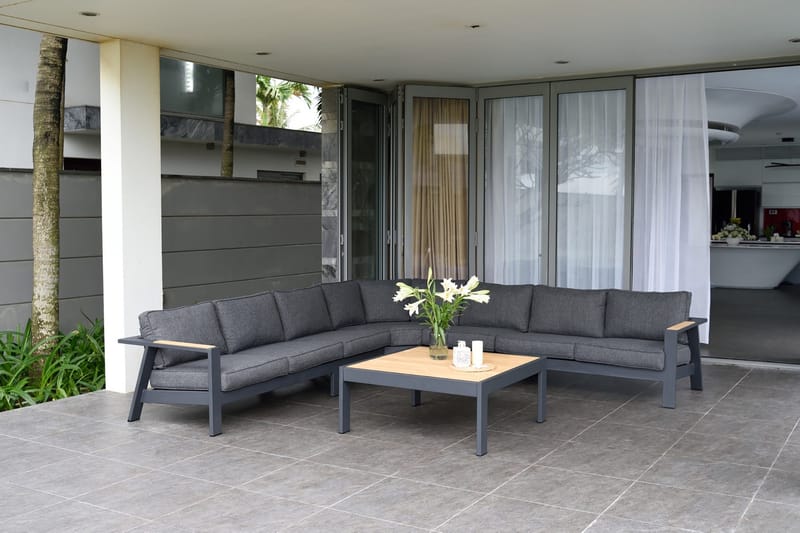 Palau 2-sits Utesoffa Vänster - Grå - Utemöbler & utemiljö - Loungemöbler - Loungesoffor