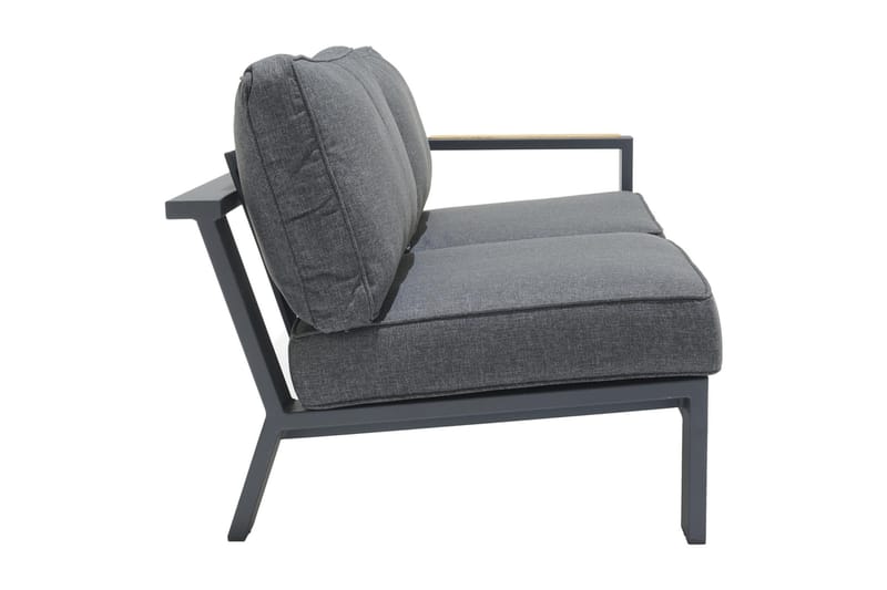 Palau 2-sits Utesoffa Vänster - Grå - Utemöbler & utemiljö - Loungemöbler - Loungesoffor