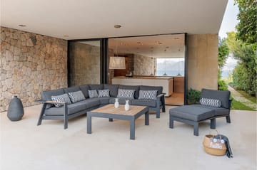 Palau 2-sits Utesoffa Vänster - Grå - Utemöbler & utemiljö - Loungemöbler - Loungesoffor