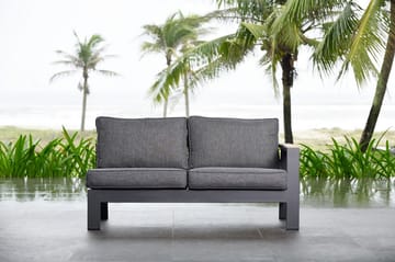 Palau 2-sits Utesoffa Vänster - Grå - Utemöbler & utemiljö - Loungemöbler - Loungesoffor