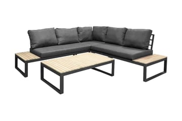 Panama Hörnsoffa Utomhus - Grå/Svart - Utemöbler & utemiljö - Loungemöbler - Loungeset & loungegrupp