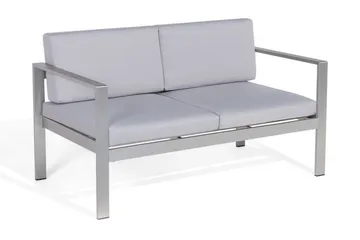 Tirrena Trädgårdssoffa 142 cm - Ljusgrå - Utemöbler & utemiljö - Loungemöbler - Loungesoffor