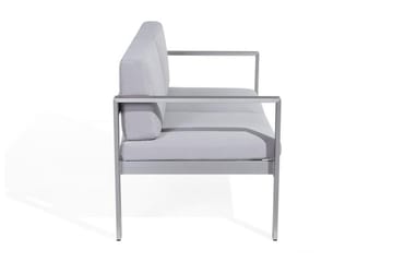 Trädgårdssoffa Tirrena 142 cm - Ljusgrå - Utemöbler & utemiljö - Loungemöbler - Loungesoffor