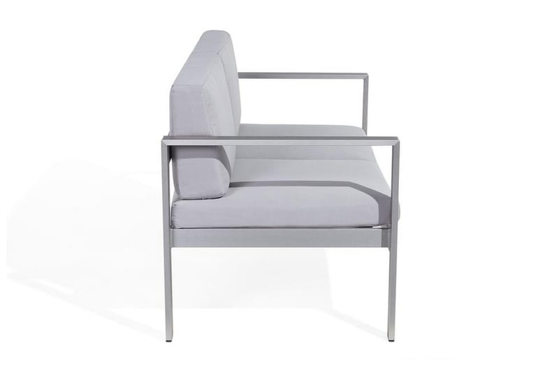 Trädgårdssoffa Tirrena 142 cm - Ljusgrå - Utemöbler & utemiljö - Loungemöbler - Loungesoffor