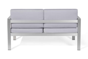 Trädgårdssoffa Tirrena 142 cm - Ljusgrå - Utemöbler & utemiljö - Loungemöbler - Loungesoffor