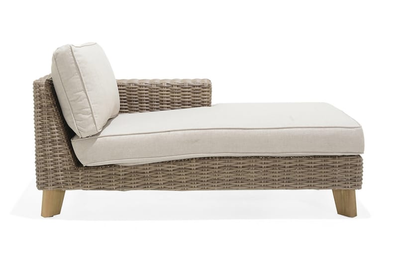 Utesoffa Bahamas med Armstöd Vänster - Beige - Utemöbler & utemiljö - Loungemöbler - Loungesoffor