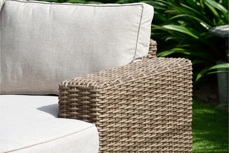 Utesoffa Bahamas med Armstöd Vänster - Beige - Utemöbler & utemiljö - Loungemöbler - Loungesoffor