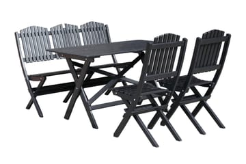 Utesoffa Delpino - Kaffesvart - Utemöbler & utemiljö - Loungemöbler - Loungesoffor