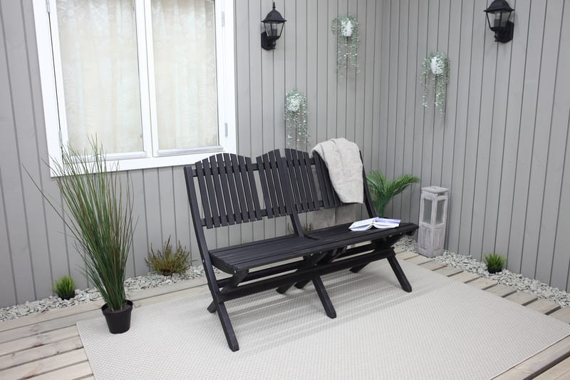 Utesoffa Delpino - Kaffesvart - Utemöbler & utemiljö - Loungemöbler - Loungesoffor