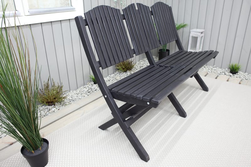 Utesoffa Delpino - Kaffesvart - Utemöbler & utemiljö - Loungemöbler - Loungesoffor