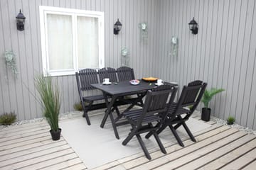 Utesoffa Delpino - Kaffesvart - Utemöbler & utemiljö - Loungemöbler - Loungesoffor