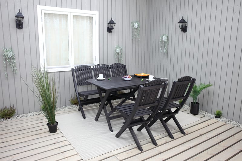 Utesoffa Delpino - Kaffesvart - Utemöbler & utemiljö - Loungemöbler - Loungesoffor
