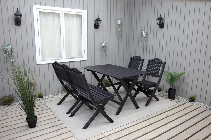 Utesoffa Delpino - Kaffesvart - Utemöbler & utemiljö - Loungemöbler - Loungesoffor