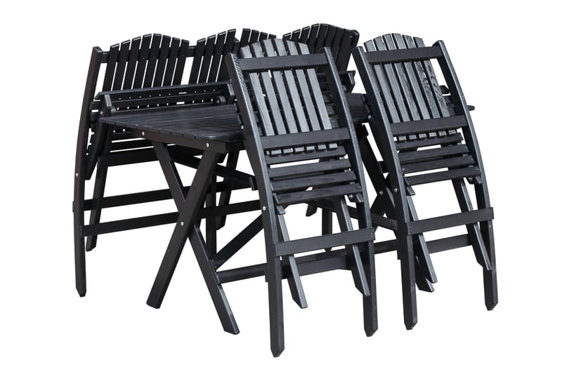 Utesoffa Delpino - Kaffesvart - Utemöbler & utemiljö - Loungemöbler - Loungesoffor