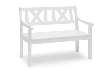Utesoffa Läckö 2-sits Vit - Hillerstorp - Utemöbler & utemiljö - Loungemöbler - Loungesoffor
