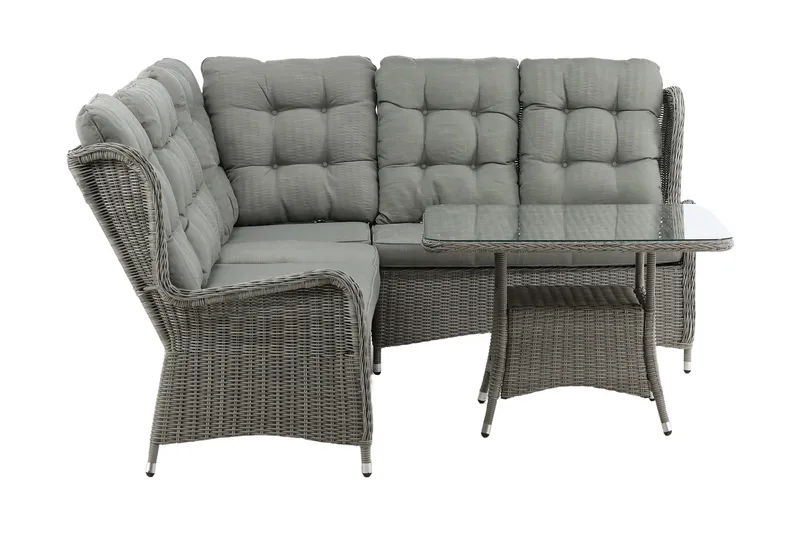 Washington Hörnsoffa Utomhus - Grå - Utemöbler & utemiljö - Loungemöbler - Loungesoffor