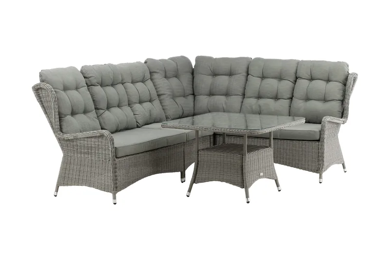 Washington Hörnsoffa Utomhus - Grå - Utemöbler & utemiljö - Loungemöbler - Loungesoffor