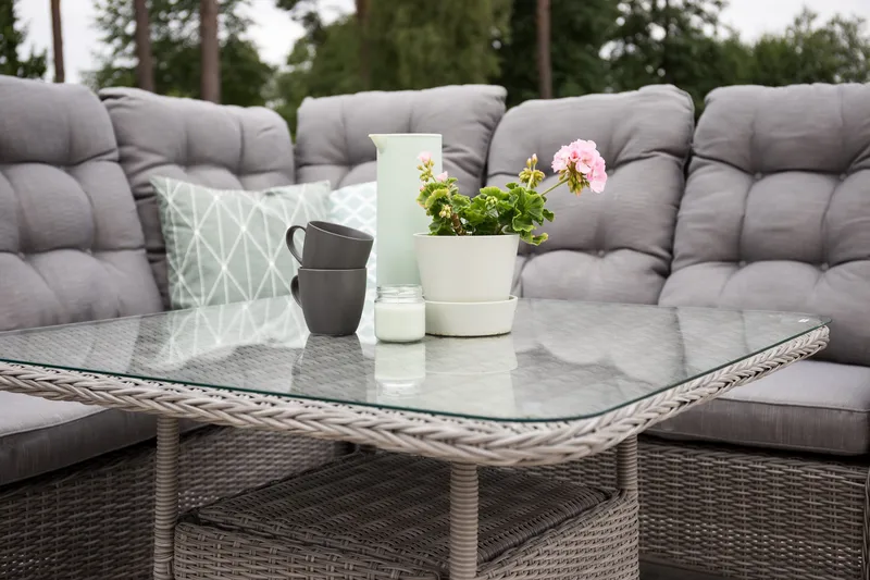 Washington Hörnsoffa Utomhus - Grå - Utemöbler & utemiljö - Loungemöbler - Loungesoffor