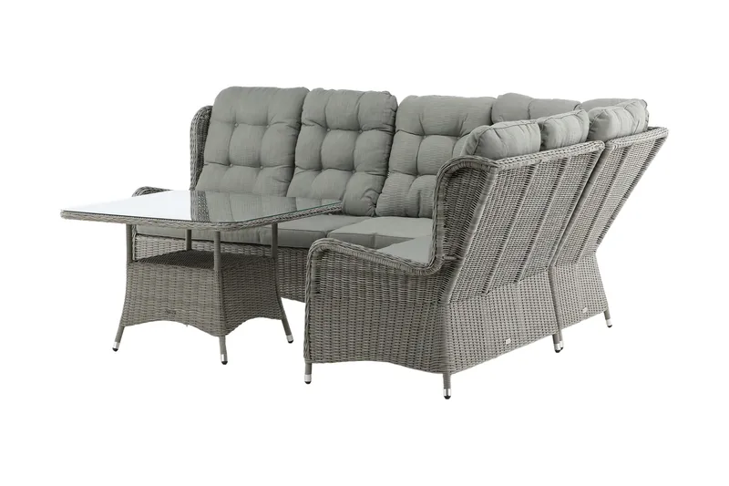 Washington Hörnsoffa Utomhus - Grå - Utemöbler & utemiljö - Loungemöbler - Loungesoffor