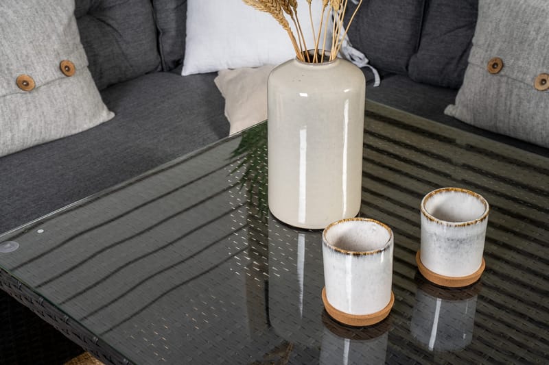 Watford Hörnsoffa Utomhus - Svart - Utemöbler & utemiljö - Loungemöbler - Loungesoffor